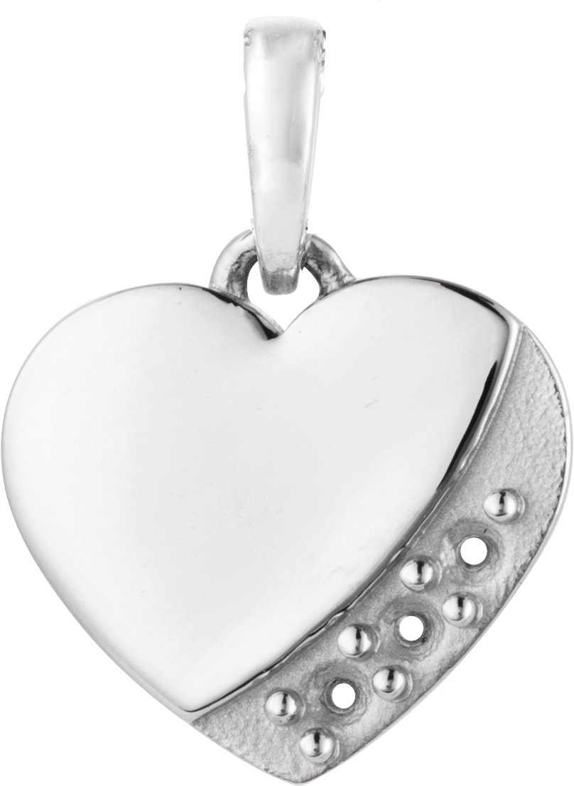 Engravable Family Heart Necklace or Pendant