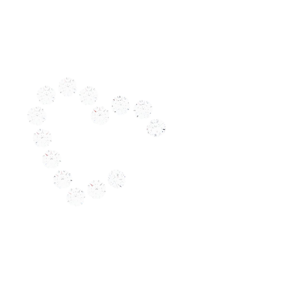 Family Heart Necklace or Center
