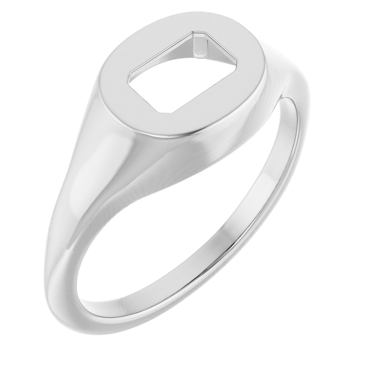Solitaire Signet Ring