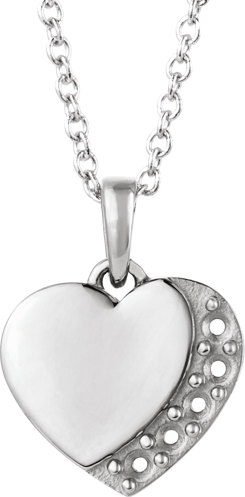 Engravable Family Heart Necklace or Pendant