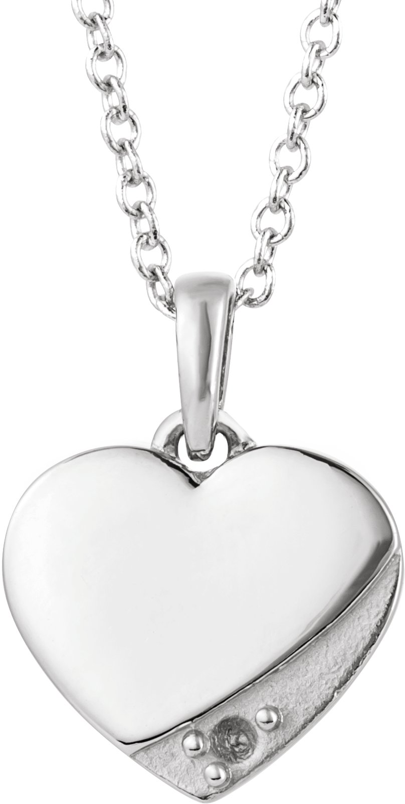 Engravable Family Heart Necklace or Pendant