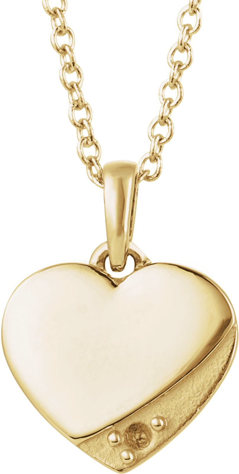 Engravable Family Heart Necklace or Pendant