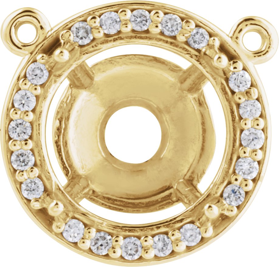 Halo-Style Necklace Center