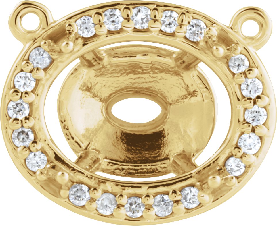 Halo-Style Necklace Center