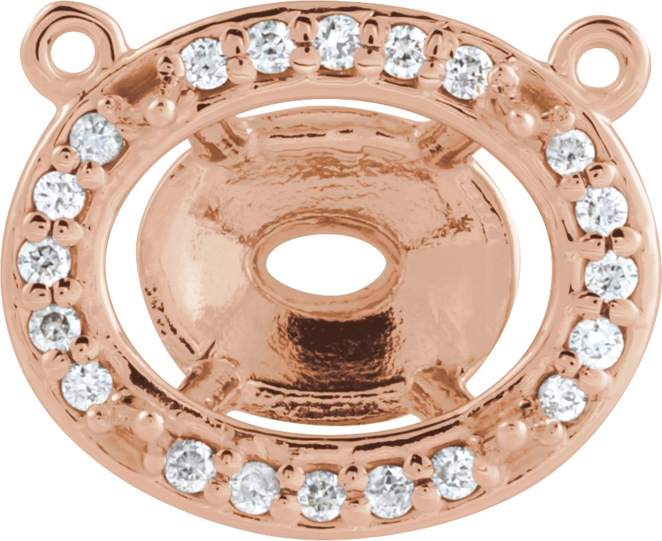 Halo-Style Necklace Center
