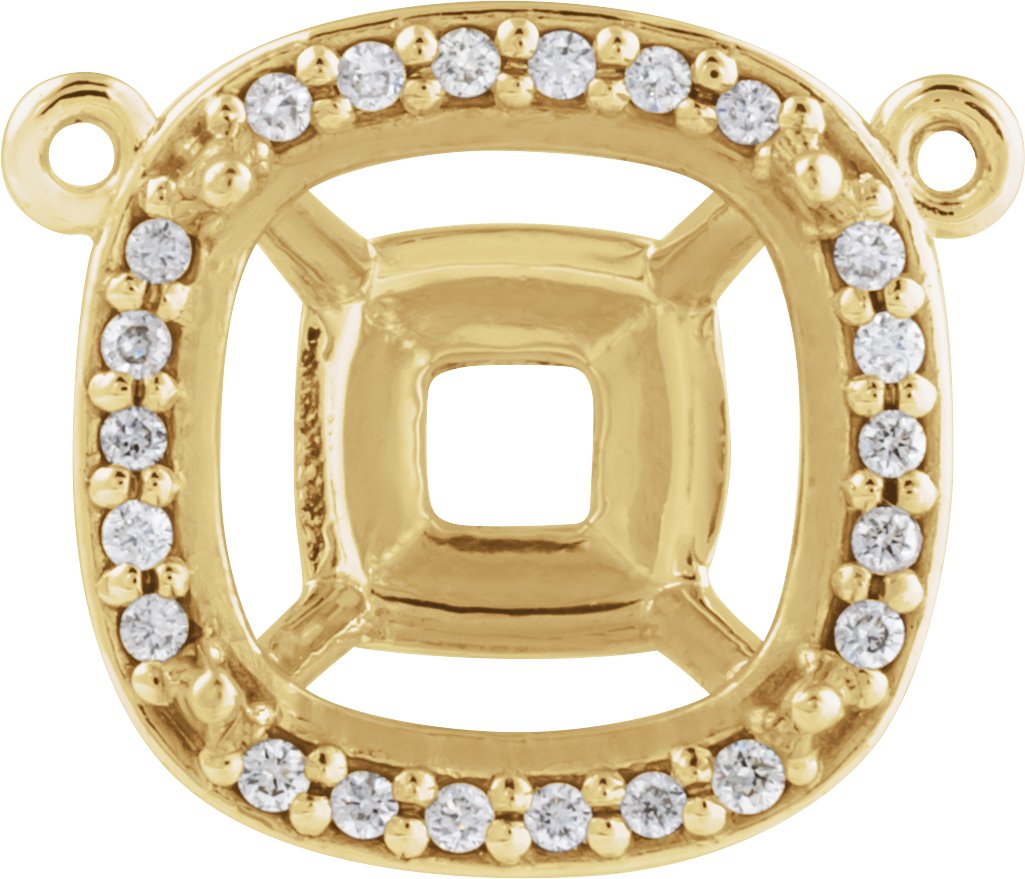 Halo-Style Necklace Center