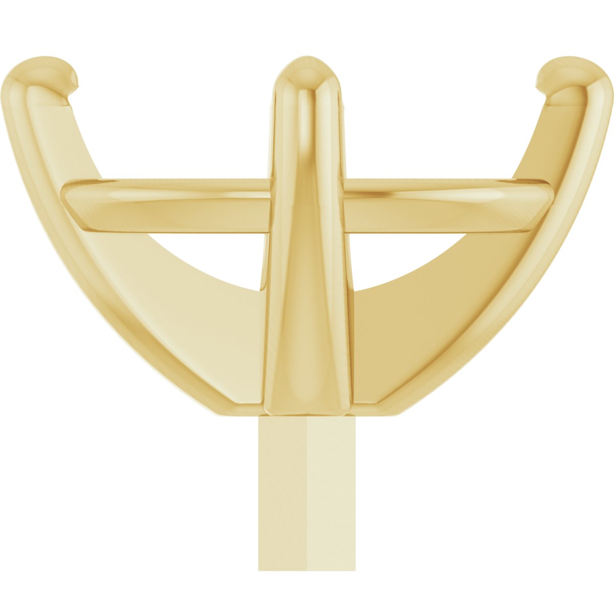 Oval 4-Prong Peg Setting