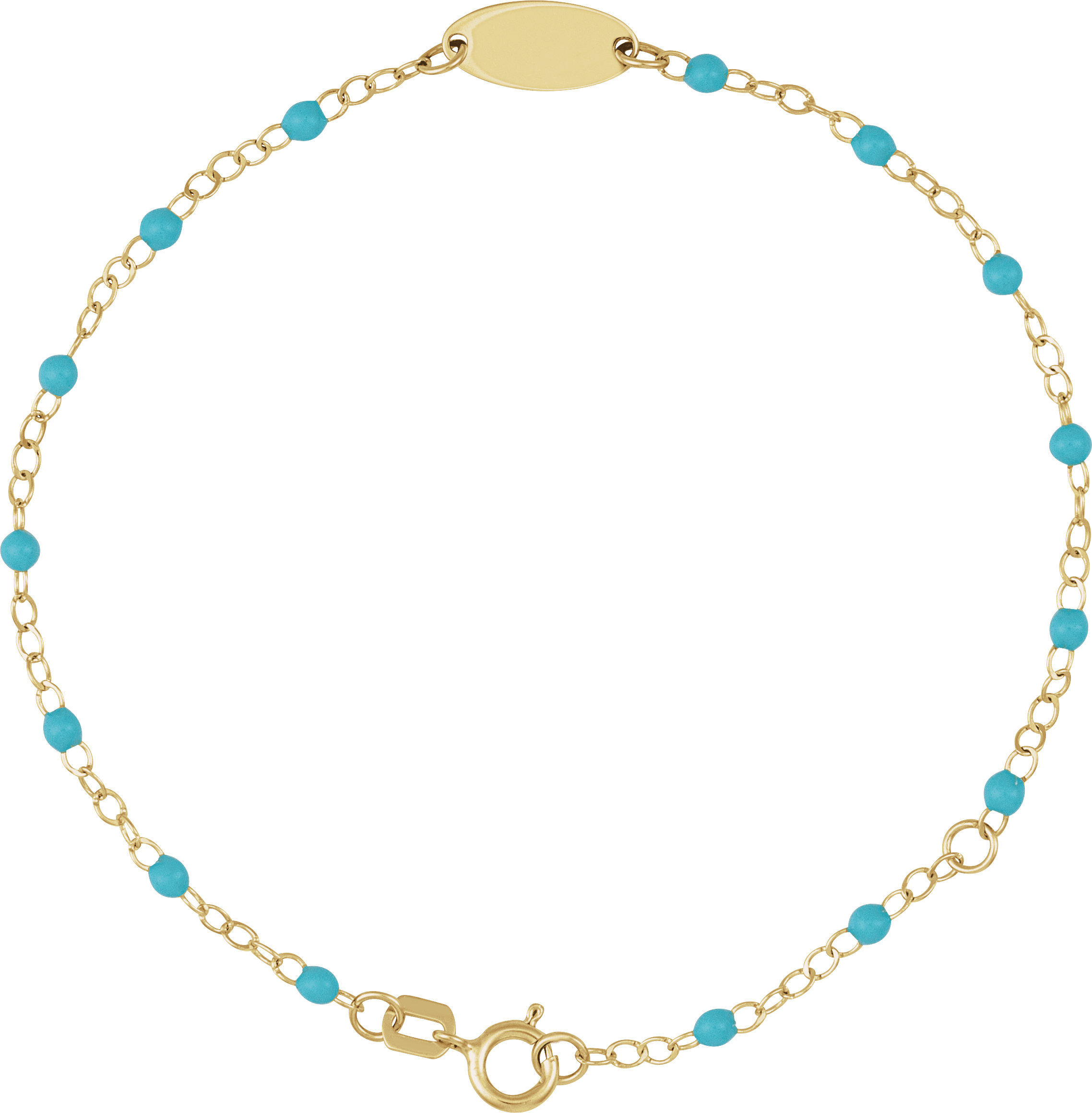 enamel bead bracelet