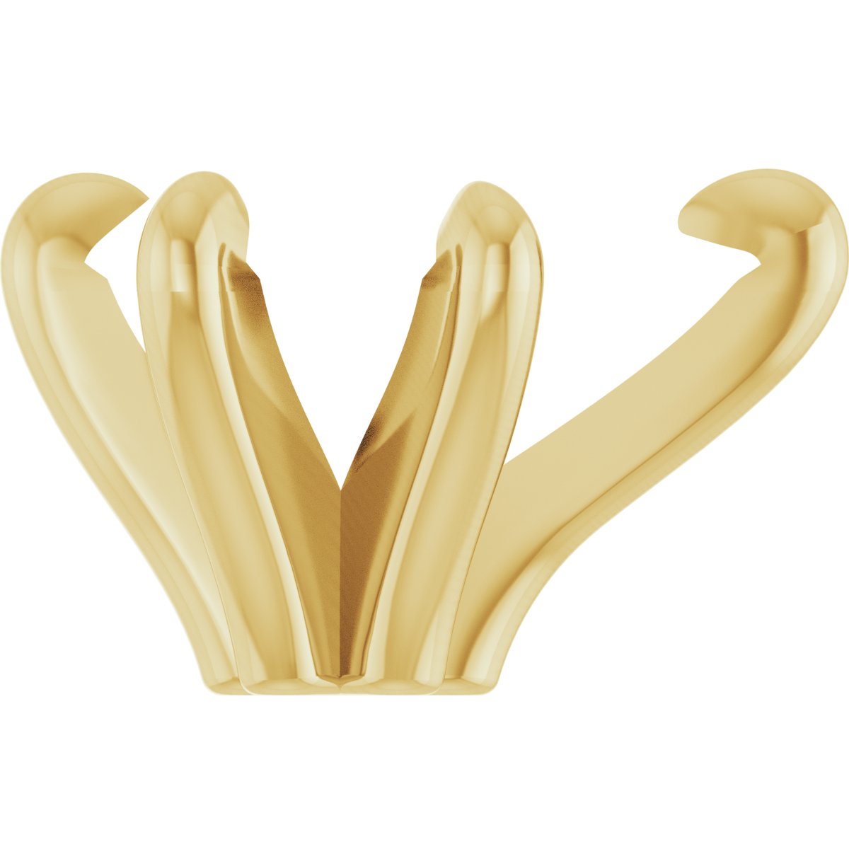 Pre-Notched Claw-Prong Shank Setting
