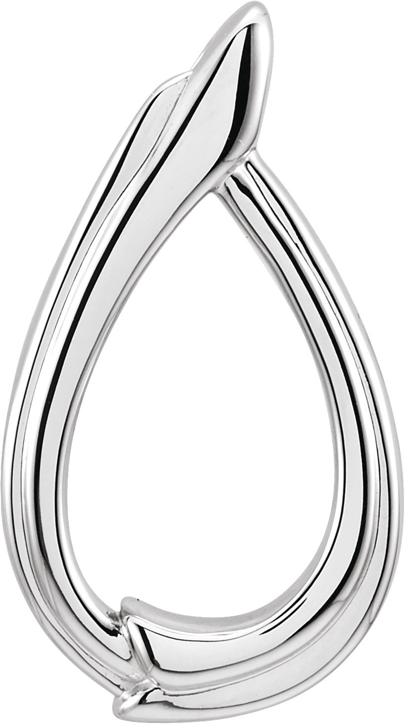 Continuum Sterling Silver Freeform Pendant 