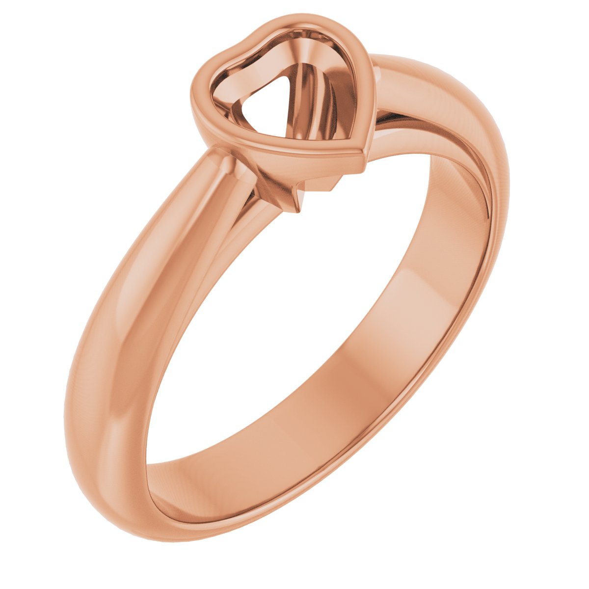 Bezel-Set Solitaire Engagement Ring