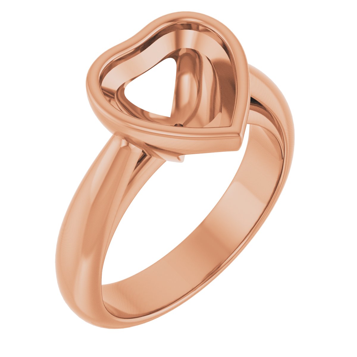 Bezel-Set Solitaire Engagement Ring