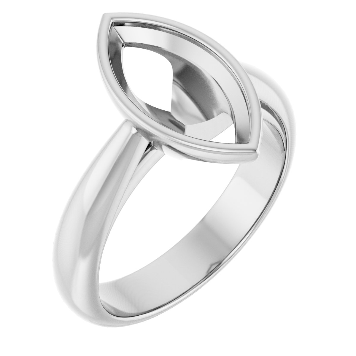 Bezel-Set Solitaire Engagement Ring