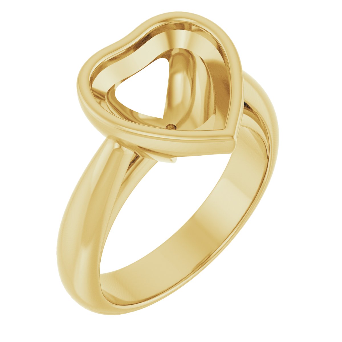 Bezel-Set Solitaire Engagement Ring