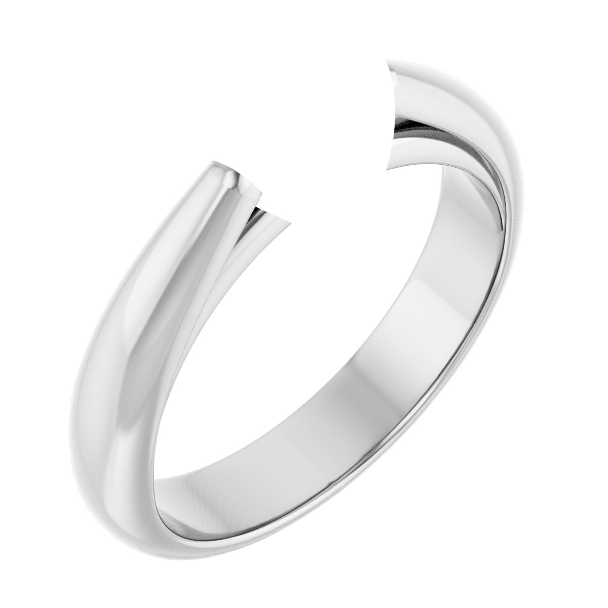 Bezel-Set Solitaire Engagement Ring