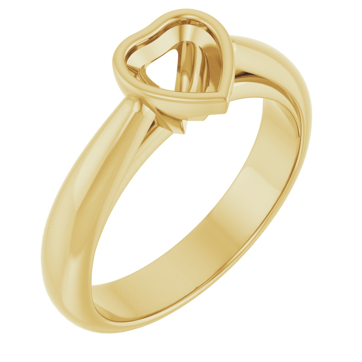 Bezel-Set Solitaire Engagement Ring