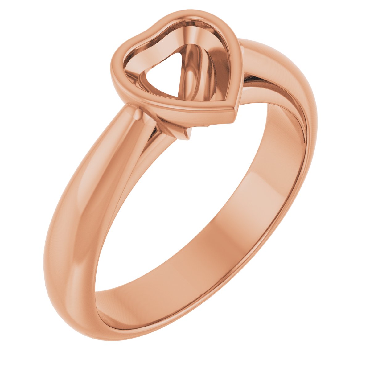 Bezel-Set Solitaire Engagement Ring