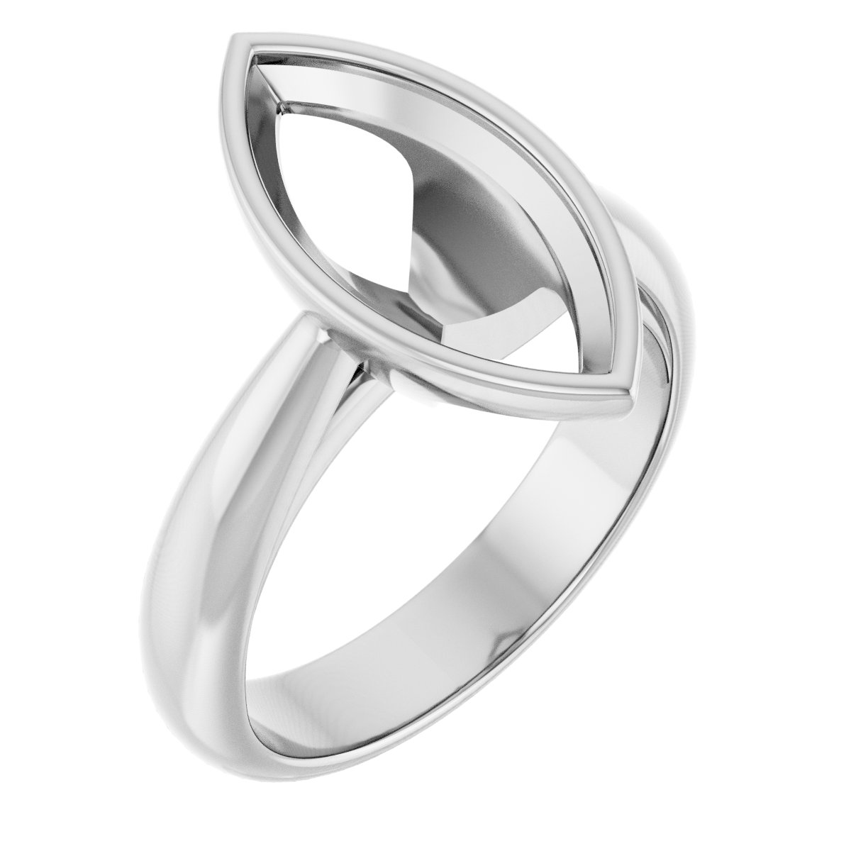 Bezel-Set Solitaire Engagement Ring