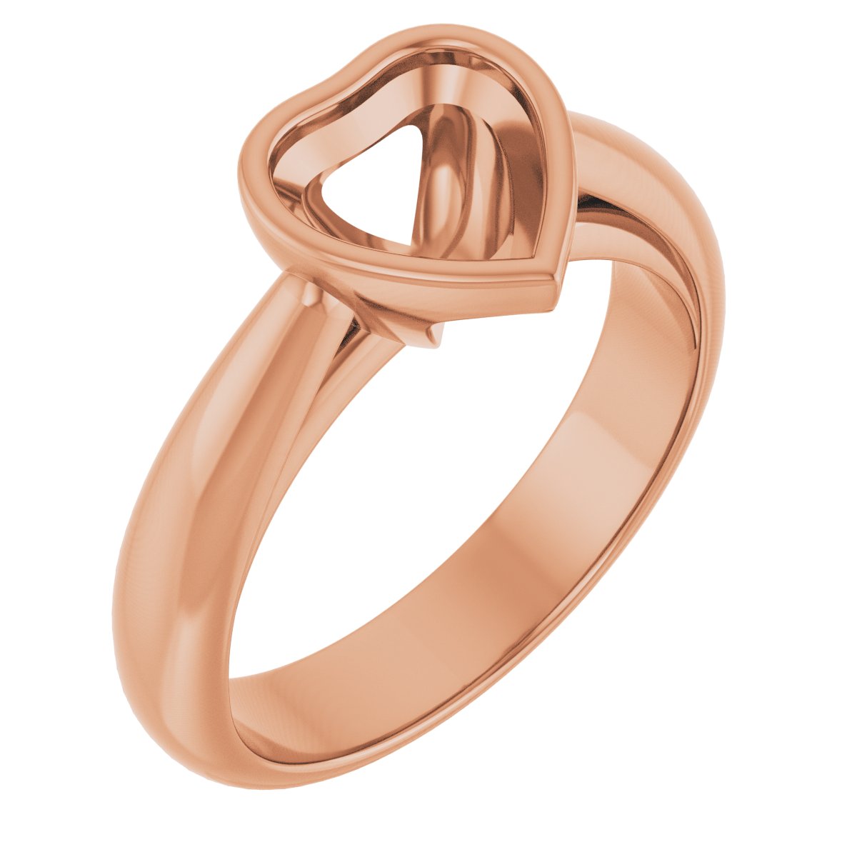 Bezel-Set Solitaire Engagement Ring