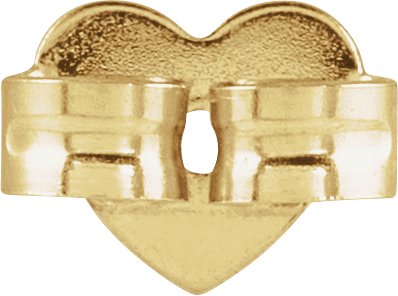 4.7 mm OD Heart Friction Earring Back