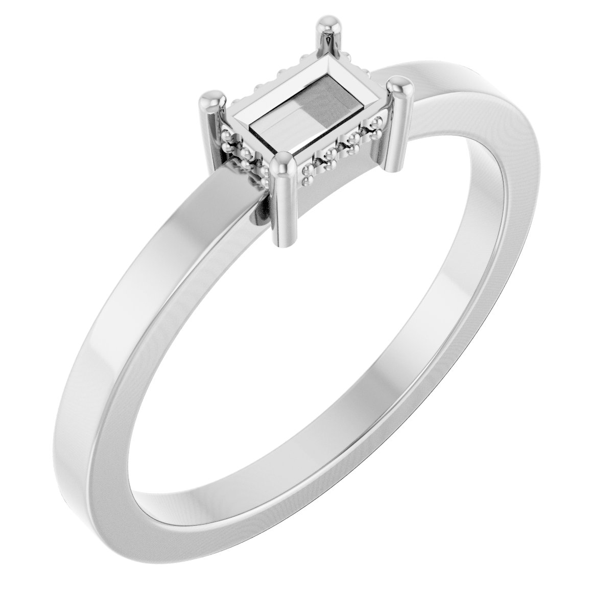 Hidden Halo-Style Ring