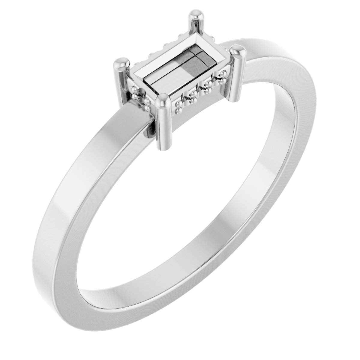 Hidden Halo-Style Ring