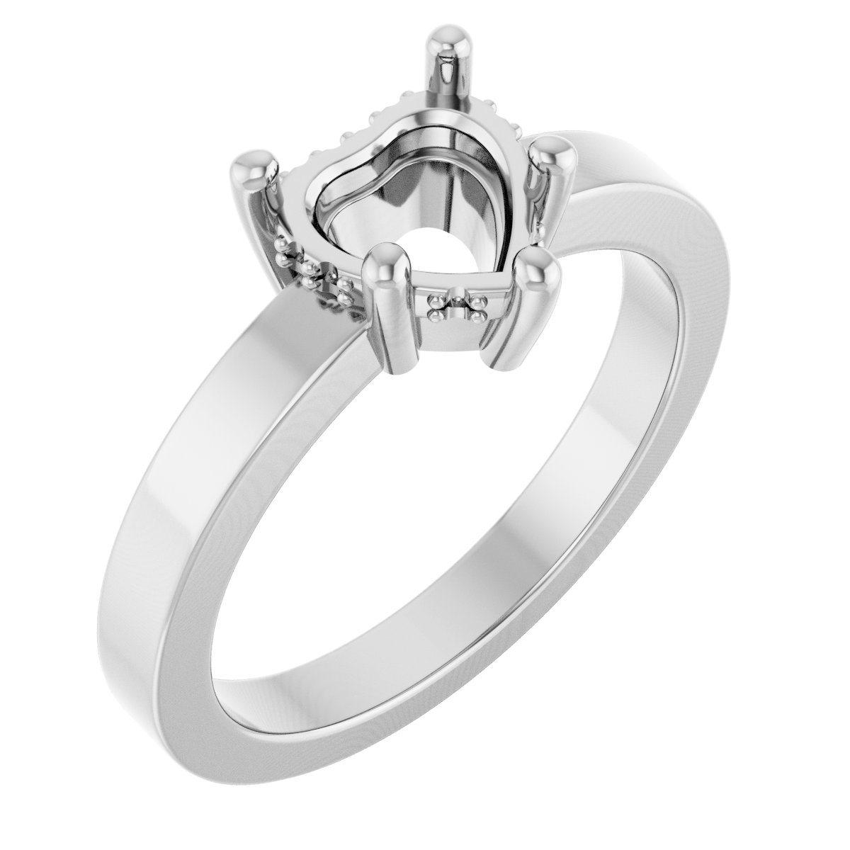 Hidden Halo-Style Ring