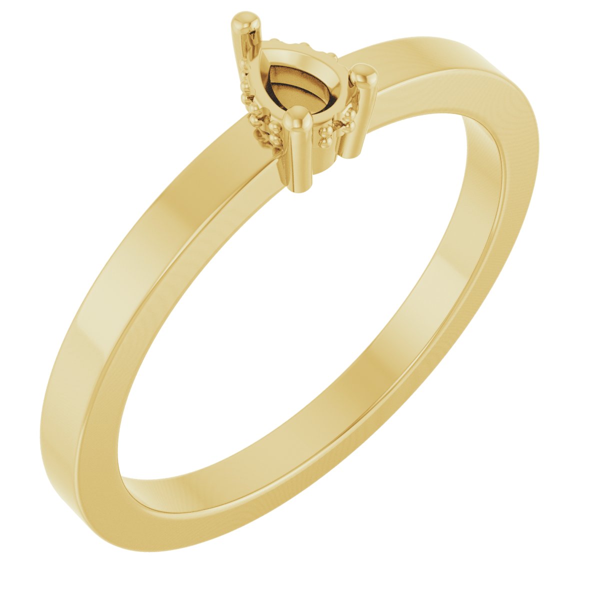 Hidden Halo-Style Ring