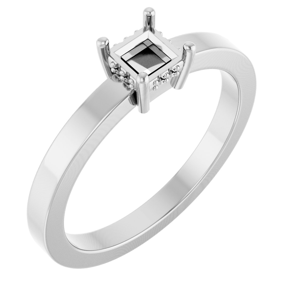 Hidden Halo-Style Ring