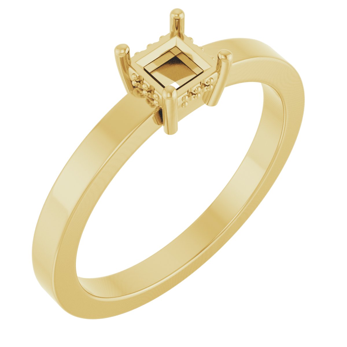 Hidden Halo-Style Ring