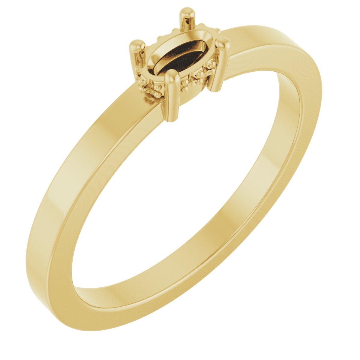 Hidden Halo-Style Ring