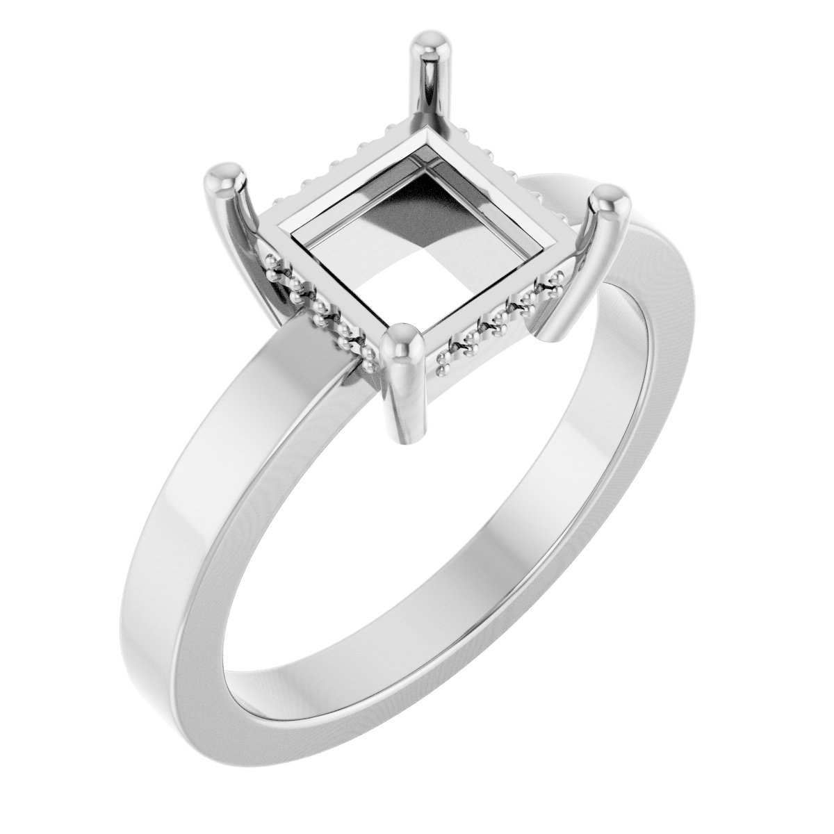 Hidden Halo-Style Ring