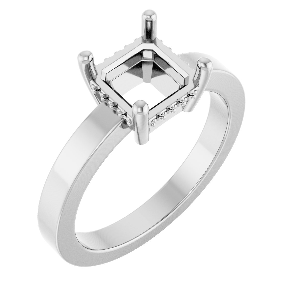 Hidden Halo-Style Ring