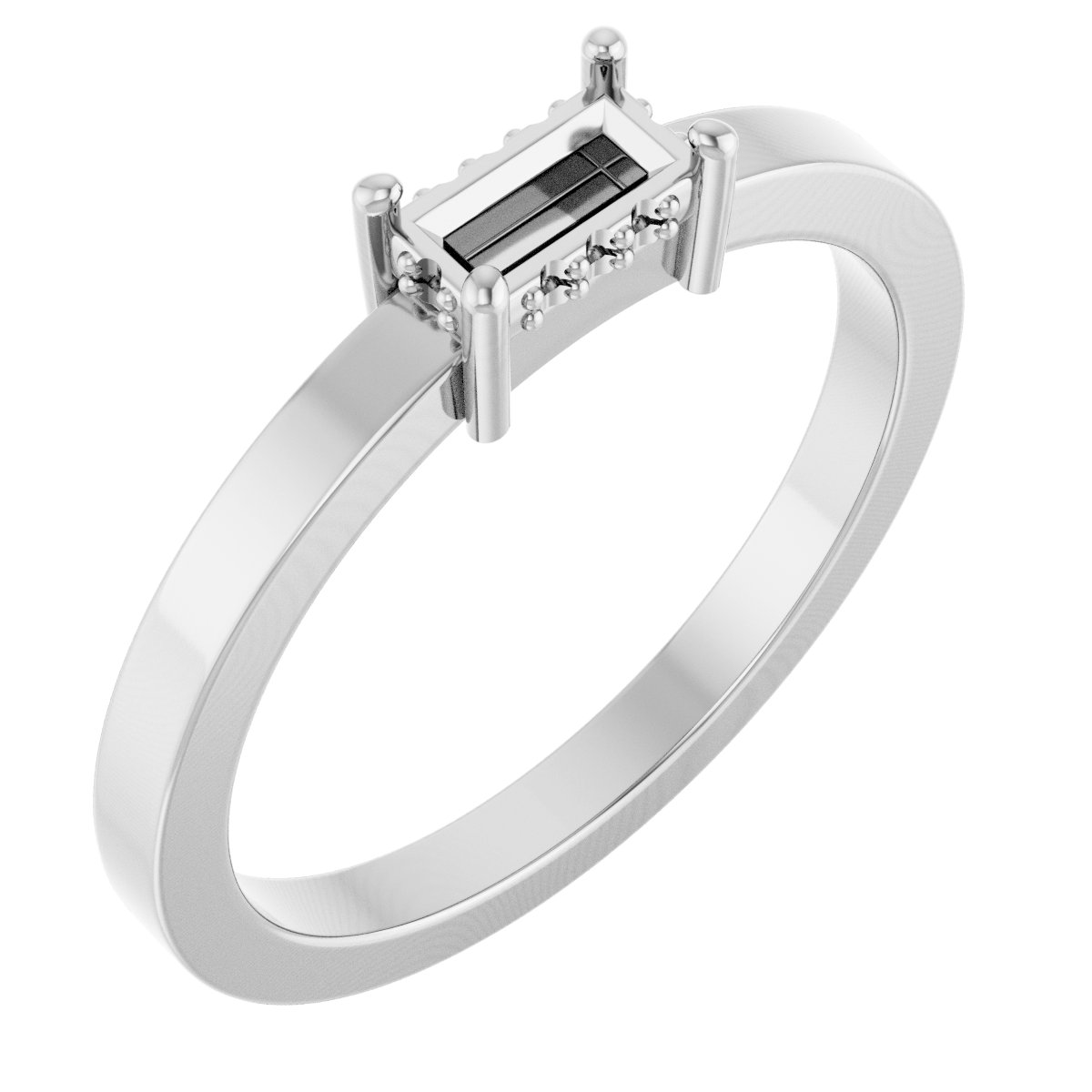 Hidden Halo-Style Ring