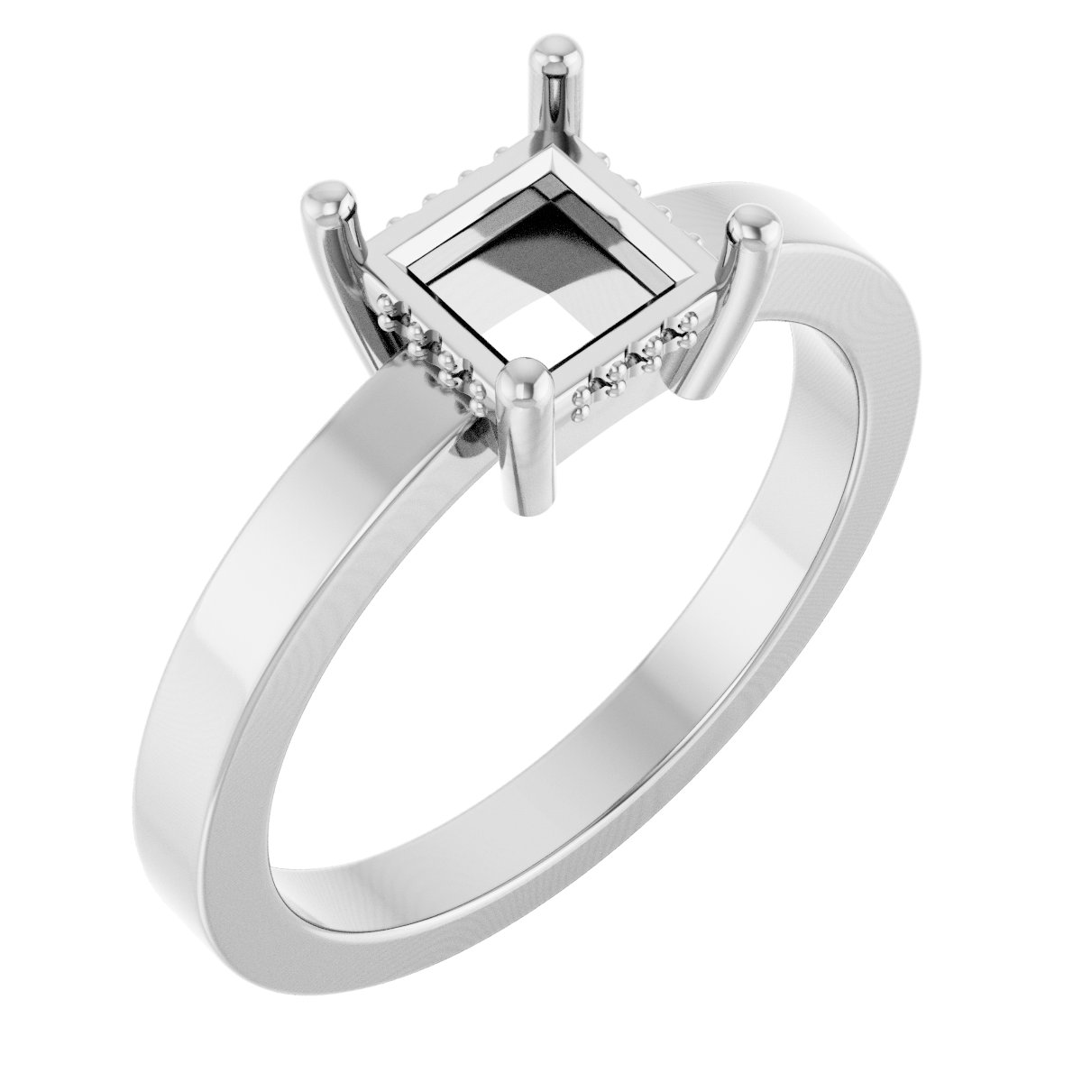 Hidden Halo-Style Ring