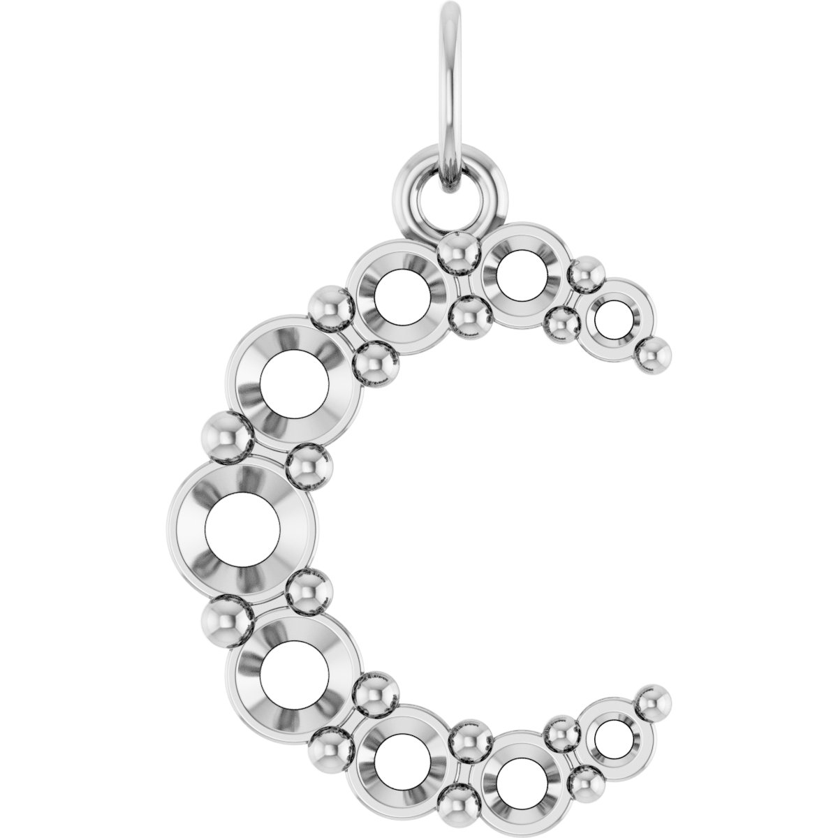 Celestial Moon Necklace or Pendant