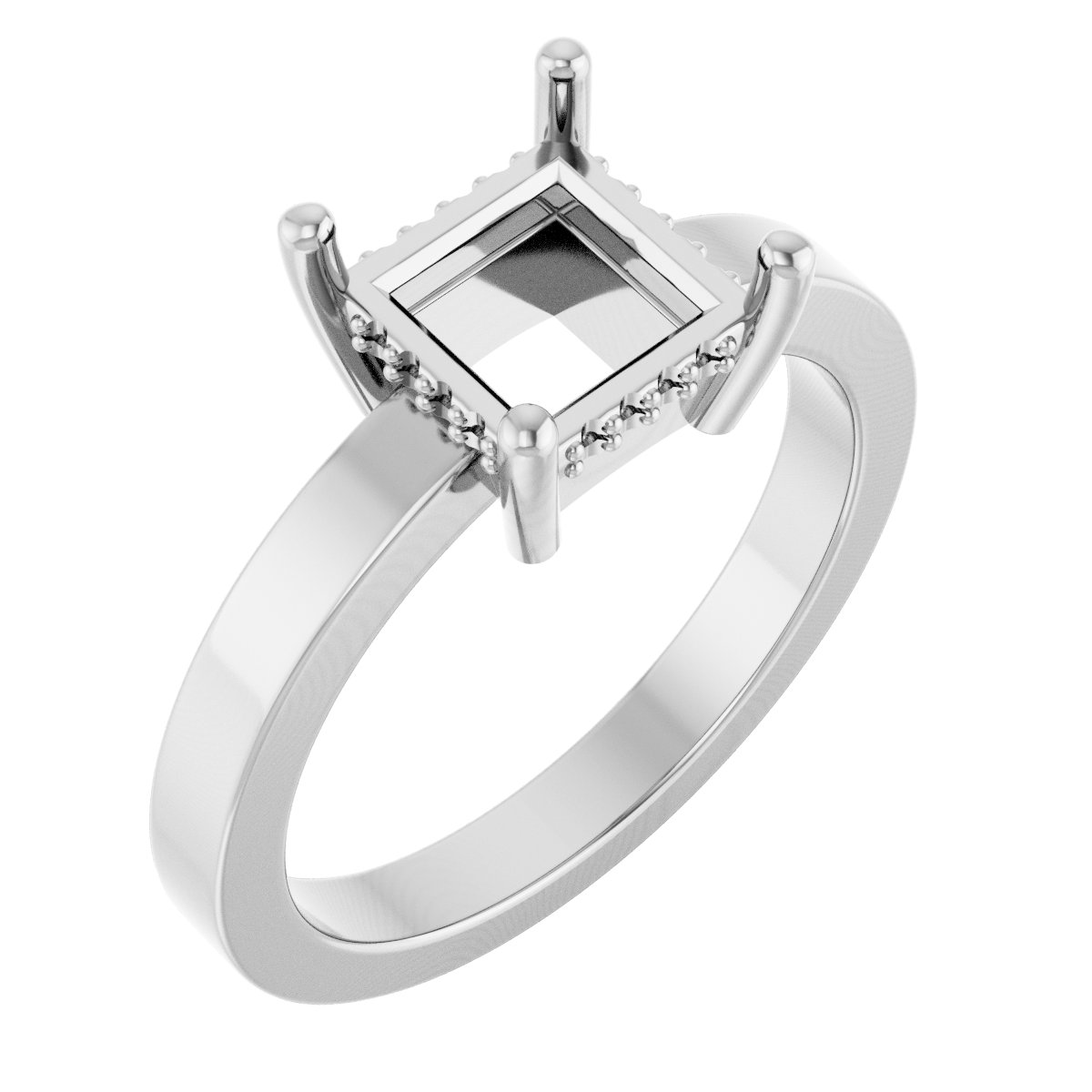 Hidden Halo-Style Ring