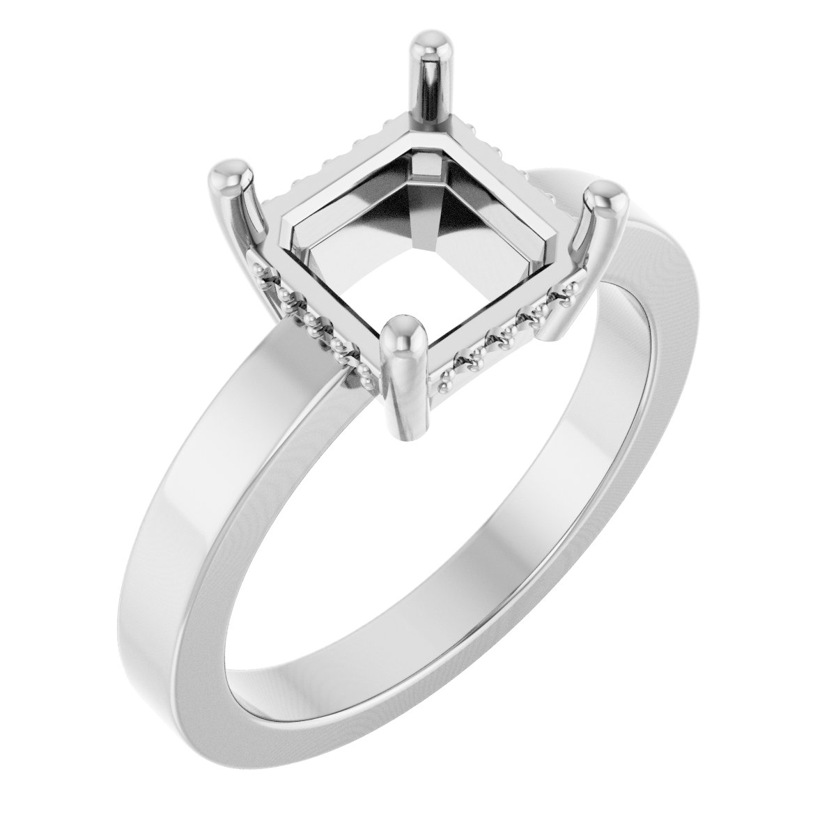 Hidden Halo-Style Ring