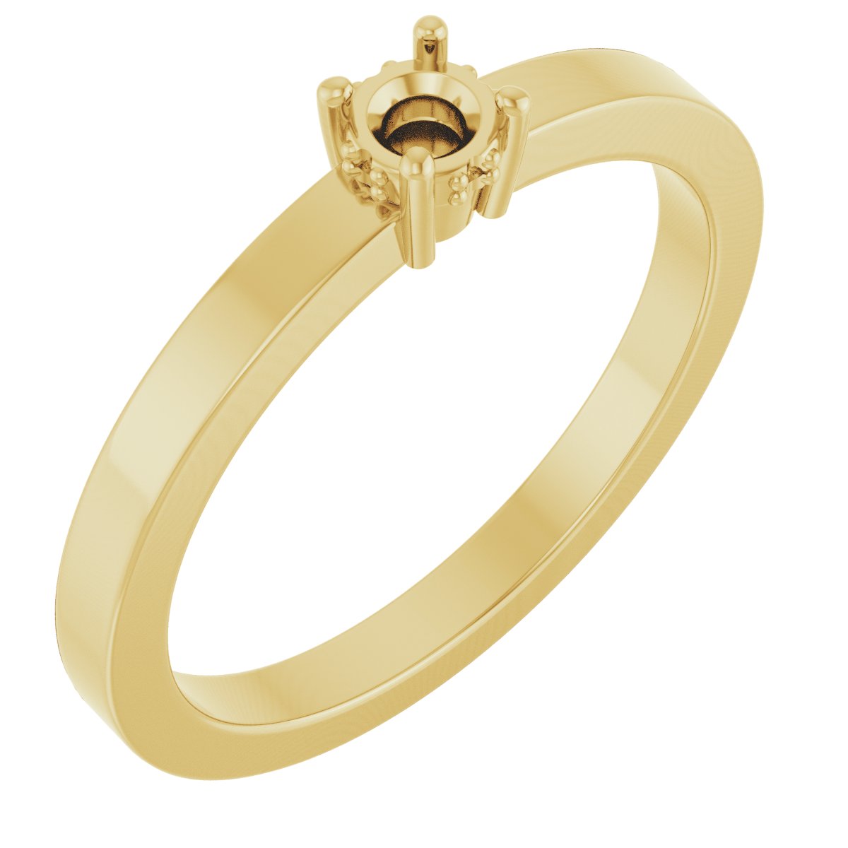 Hidden Halo-Style Ring
