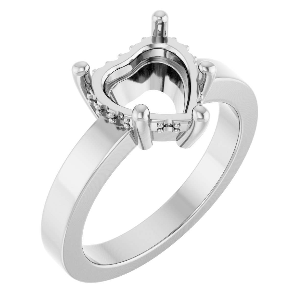 Hidden Halo-Style Ring