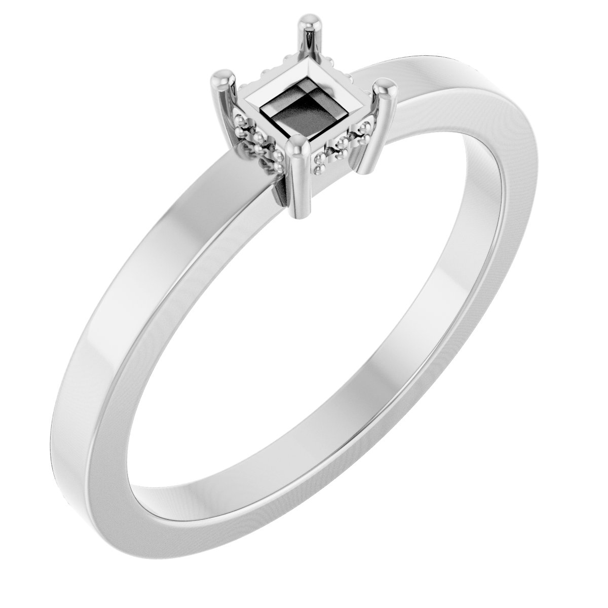 Hidden Halo-Style Ring