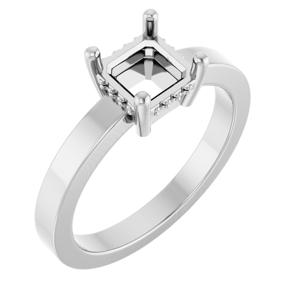 Hidden Halo-Style Ring