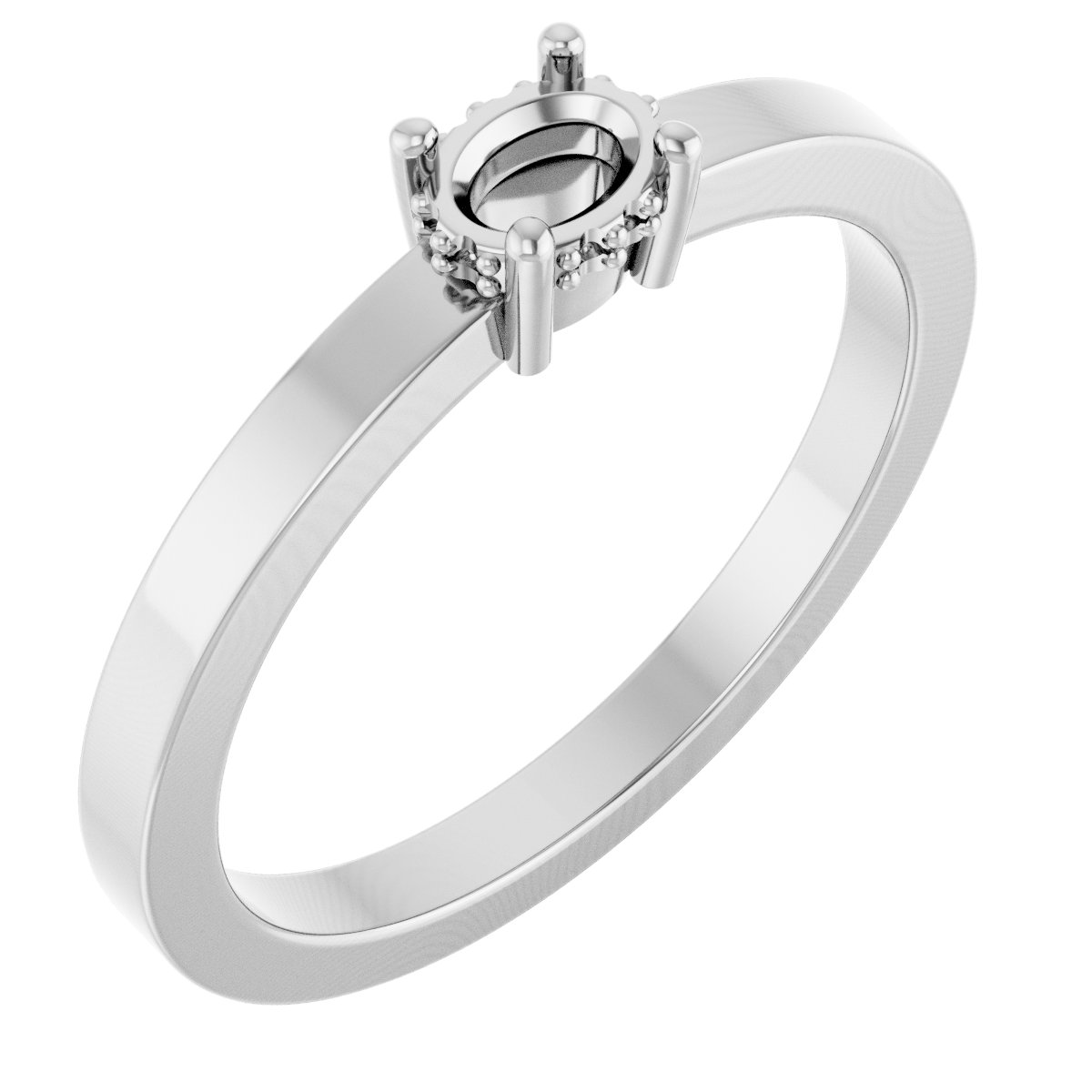 Hidden Halo-Style Ring
