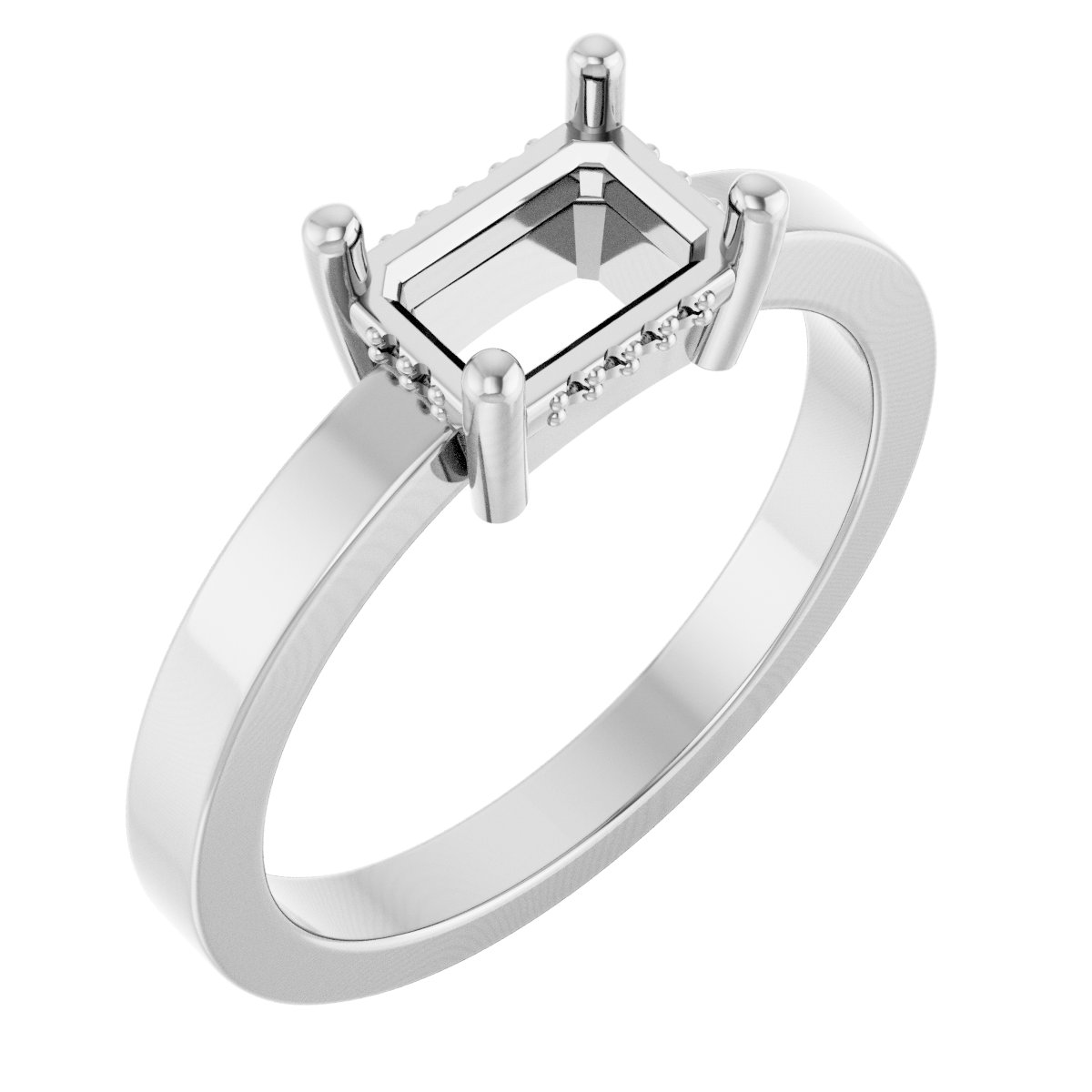 Hidden Halo-Style Ring