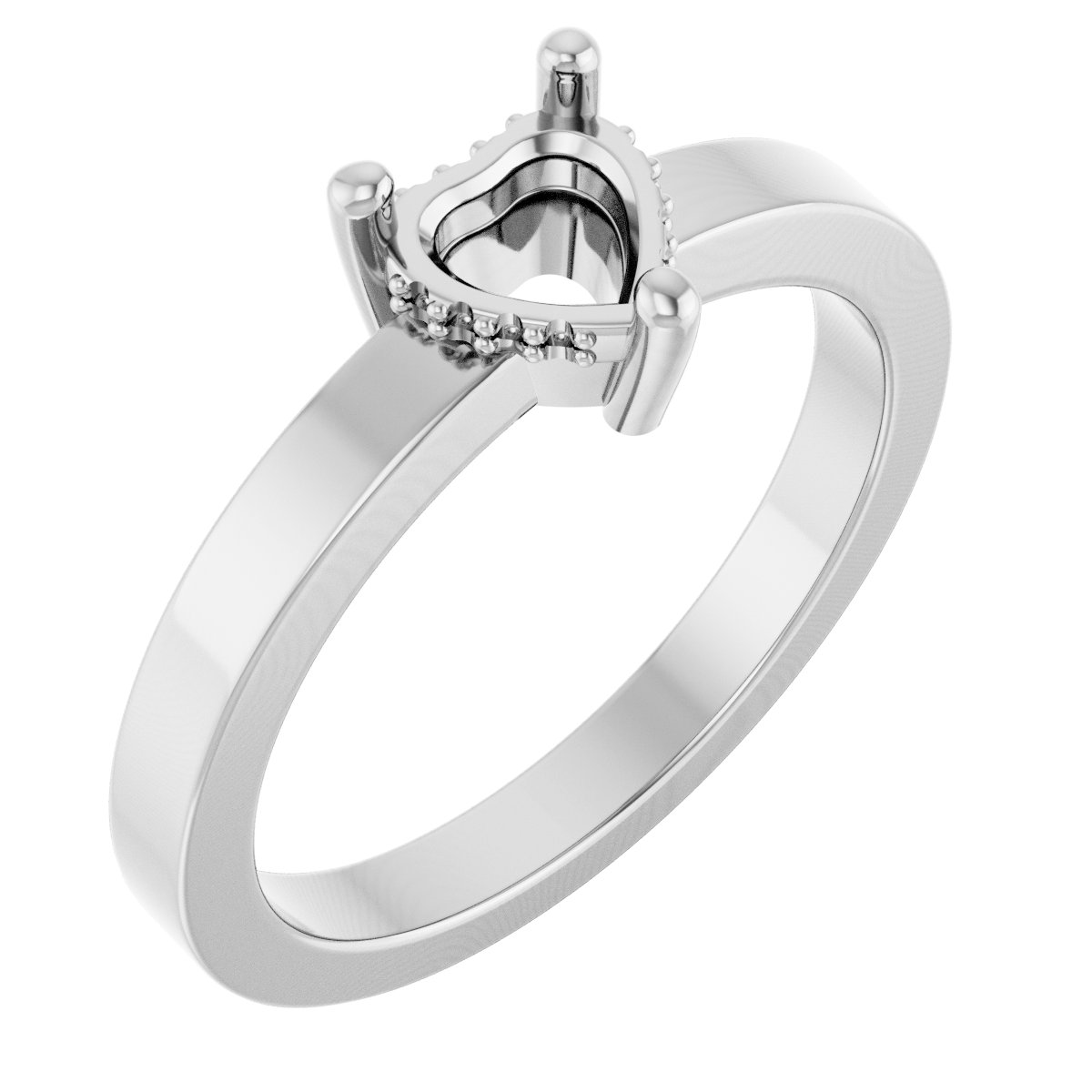 Hidden Halo-Style Ring