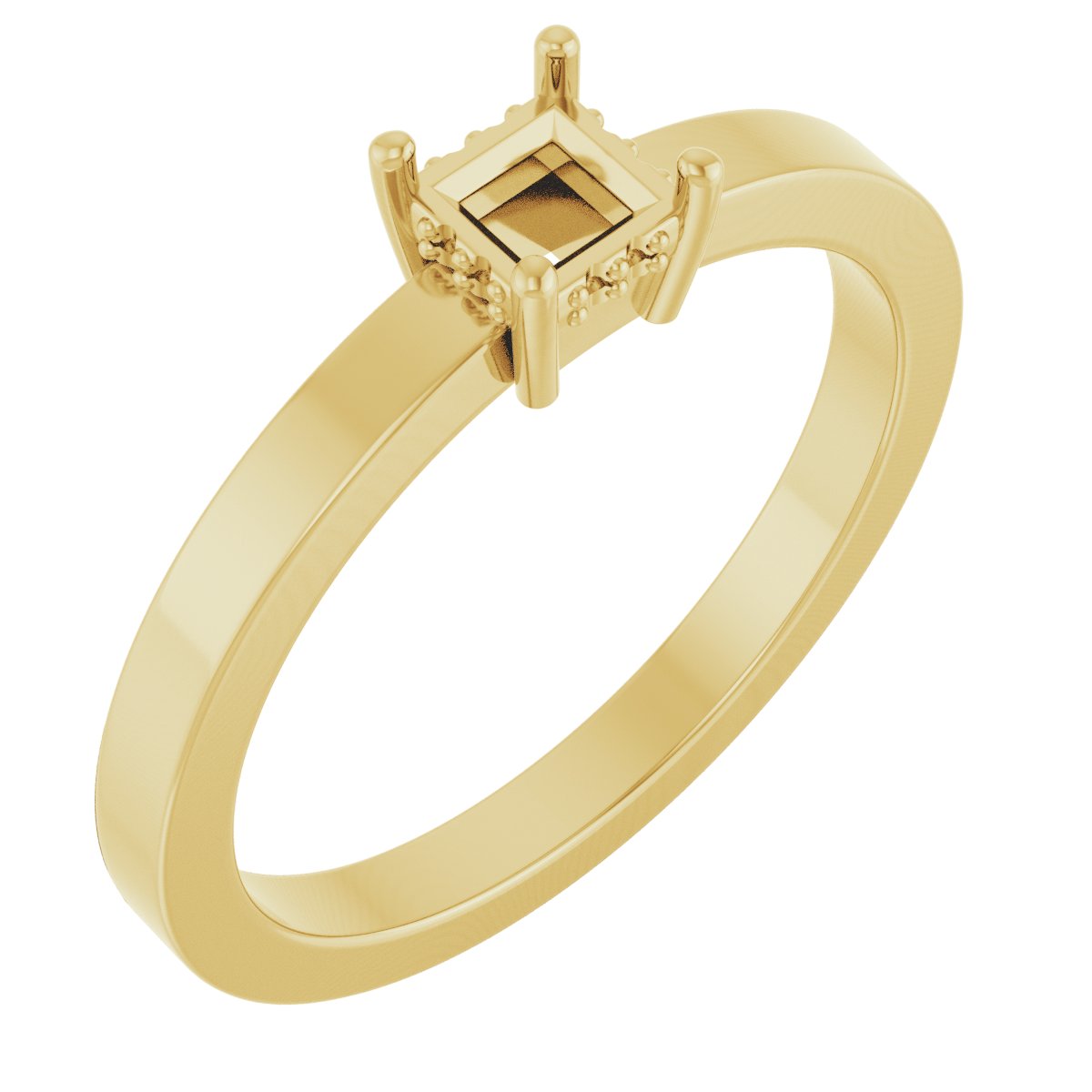 Hidden Halo-Style Ring