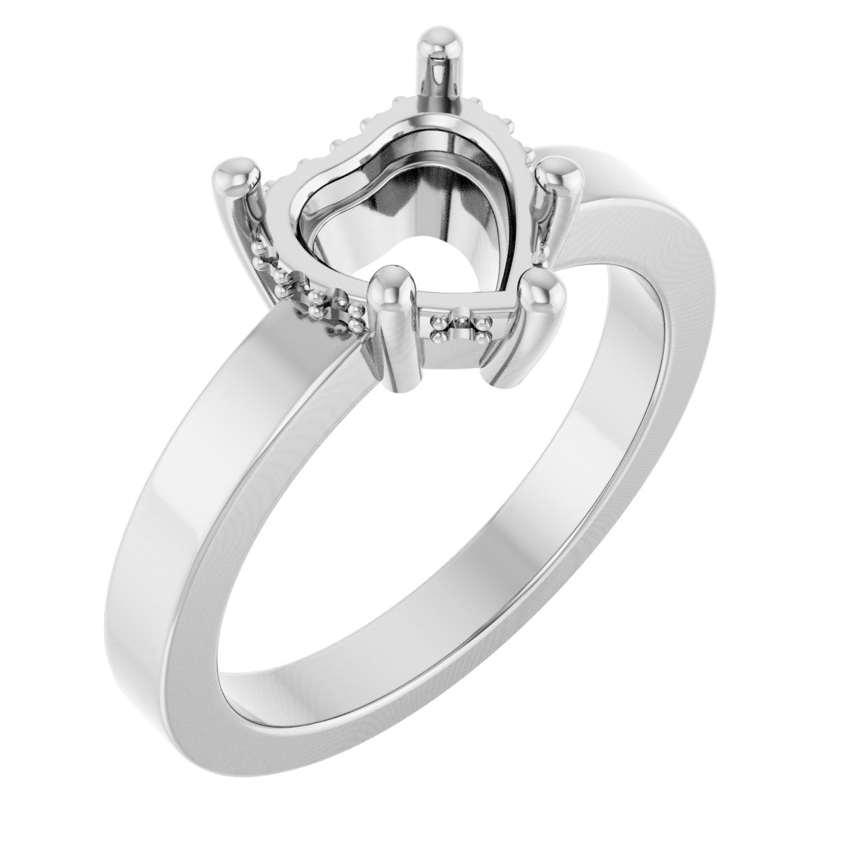 Hidden Halo-Style Ring