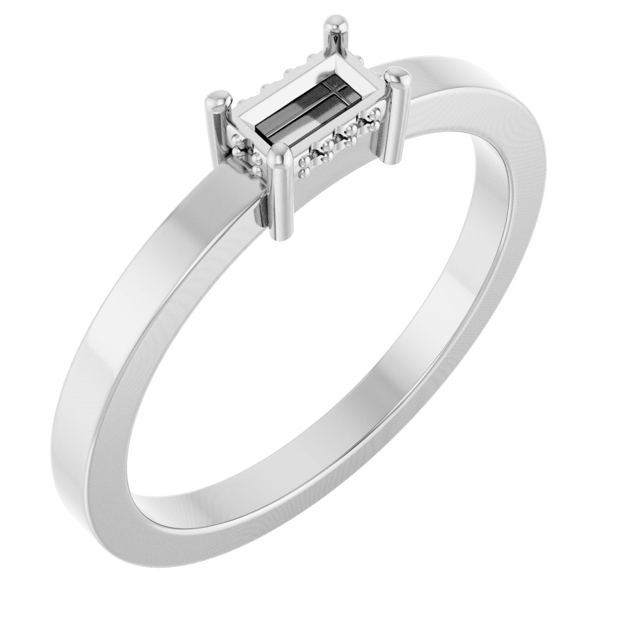 Hidden Halo-Style Ring