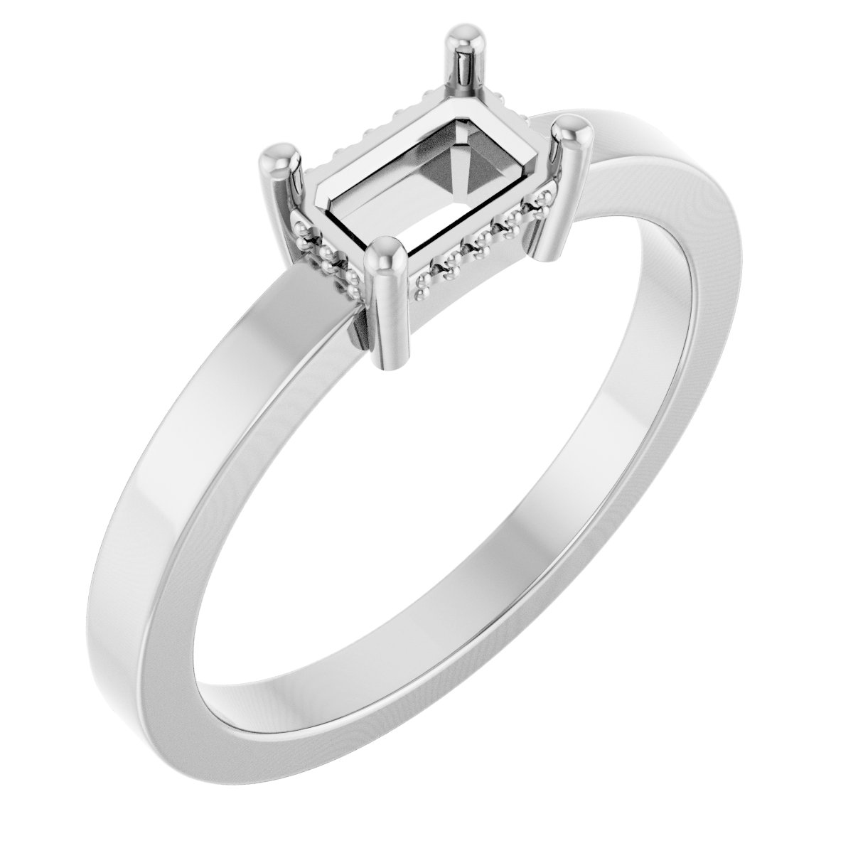 Hidden Halo-Style Ring
