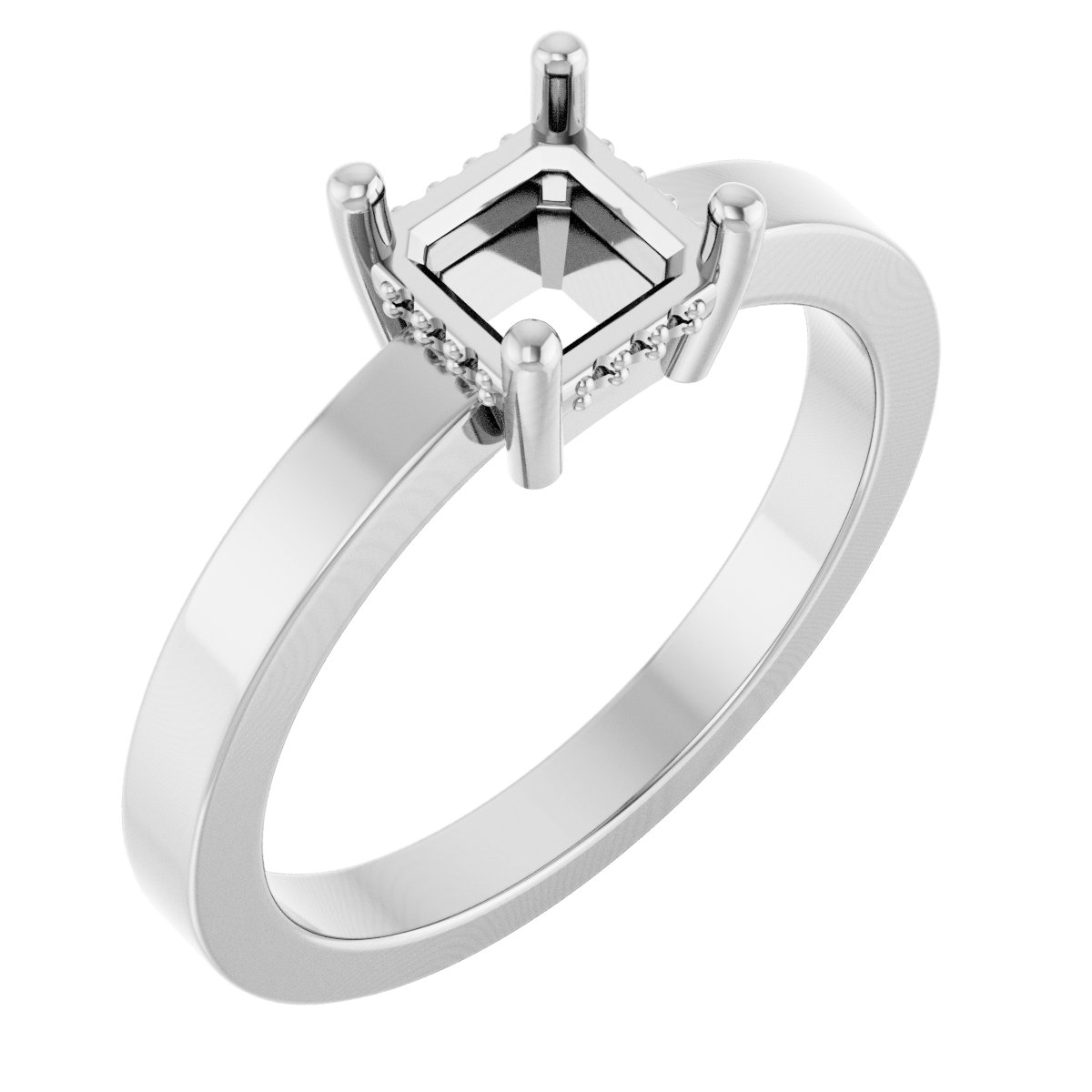 Hidden Halo-Style Ring